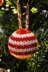 Striped Christmas Bauble