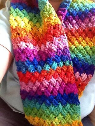 Diagonal Weave Infinity Scarf or Cowl