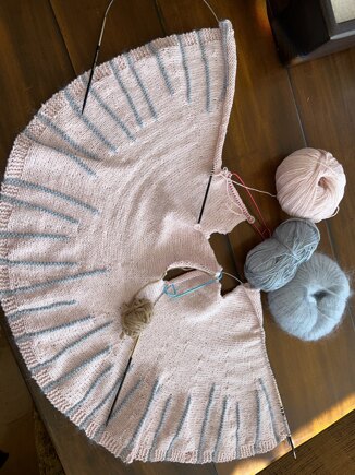 Babies Knitted Silk Dress #6
