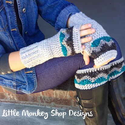 Alpine Fingerless Gloves