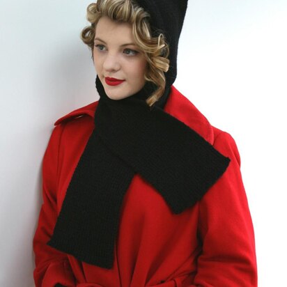 Miss Laverty's Motoring Hood - knitting pattern