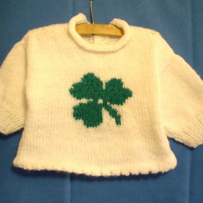 Baby Shamrock St Patrick's Day Jumper