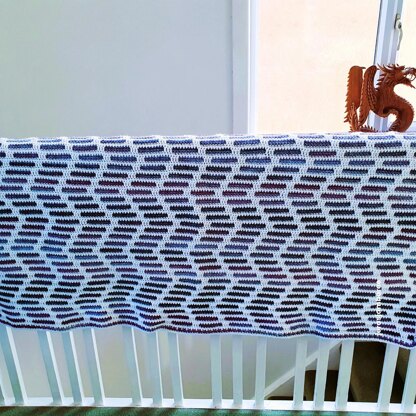 Heather Zig Zag Blanket