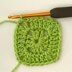 Solid granny square basic motif