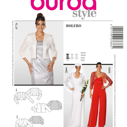 Burda Burda Style, Bolero B7686 - Paper Pattern, Size 10-22