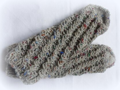 Spiralsocken Schlingenmuster