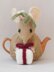 Christmas Mistletoe Mouse Tea Cosy