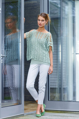 Ladies Crochet Top in Schachenmayr Catania - S8075 - Downloadable PDF