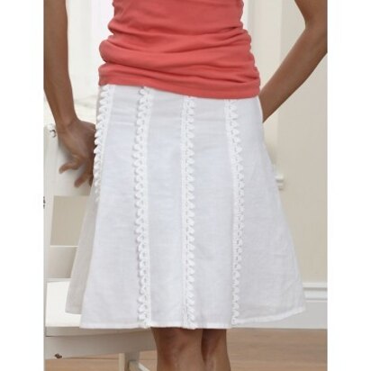 Vertical Edging for Skirt in Patons Grace