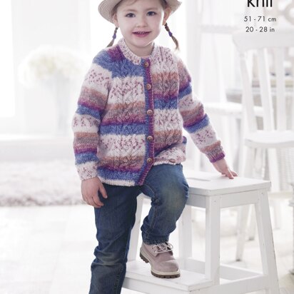 Sweater & Cardigan in King Cole Splash DK - 4915 - Downloadable PDF