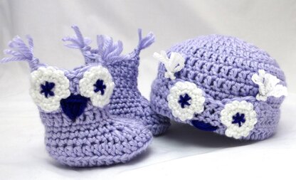 Owl Whooties Baby Set