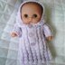 Berenguer Dolls Clothes knitting pattern 5-8" Sleep suit