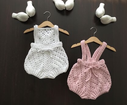 Melody Granny Romper Diaper Cover N 676