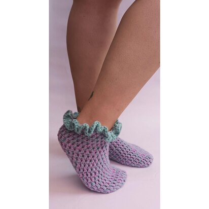 Cute Cuffs Crochet Socks Ruffles