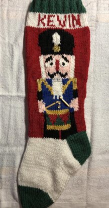 Nutcracker Drummer stocking