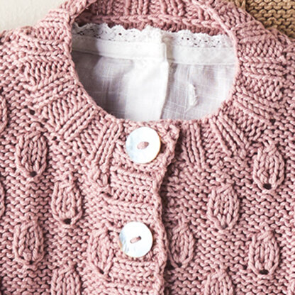 Sirdar 5379 Leaf Cardigan and Pullover PDF