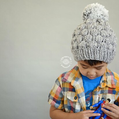 Brady Bobble Slouch Beanie