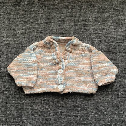 Baby yarn cardigan