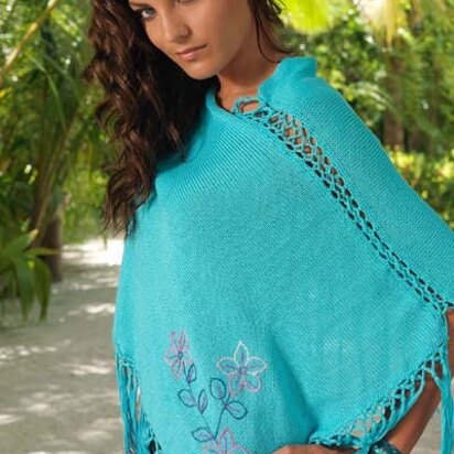 Ischia Poncho in Adriafil Cheope & Ricamo 8 - Downloadable PDF