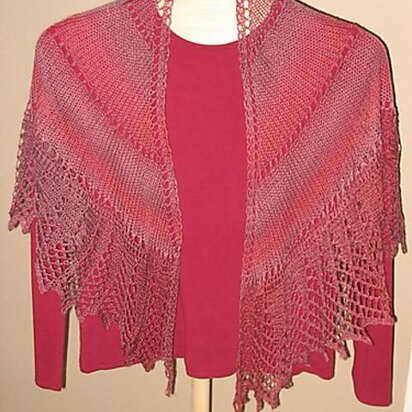 Love Affair in Lace Shawl - knitting pattern
