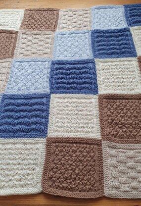 Easy Patchwork Baby Blanket