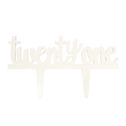 Culpitt Gumpaste Twenty One Pic 160mm