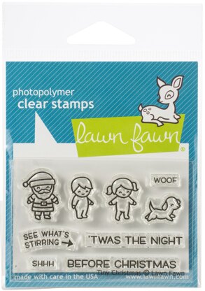 Lawn Fawn Clear Stamps 3"X2" - Tiny Christmas