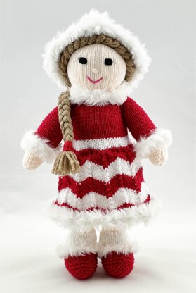 Natasha Christmas doll knitting pattern 19081