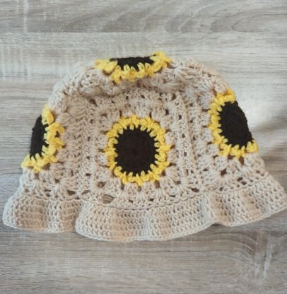 Sunny Daze Sunflower Bucket Hat