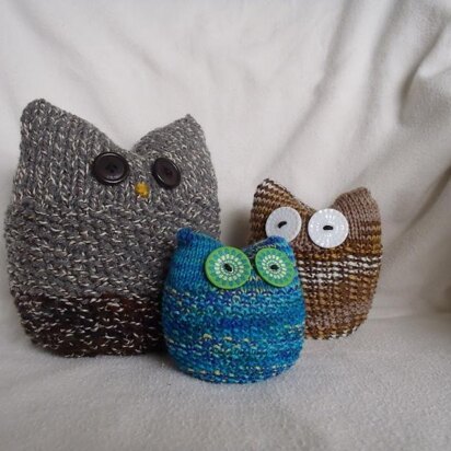 Ollie, the owlet - knitting pattern
