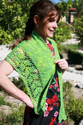 Spring Leaf Shawlette