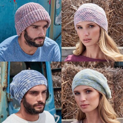 Hats in Hayfield Journey DK  - 8187 - Downloadable PDF