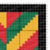 Rasta Herringbone Pillow Chevron Bolster Reggae Cushion Mini C2C Diagonal Crochet Pattern