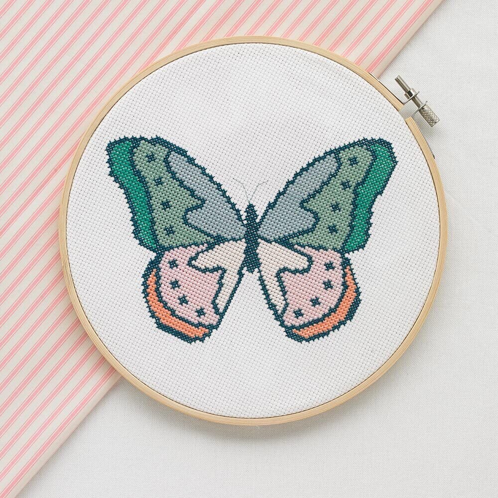 Profile Butterfly Includes Both Applique and Stitched – Blasto Stitch