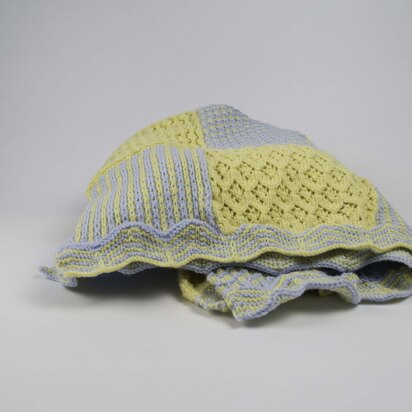 Slip Stitch Blanket in Deramores Studio Baby Soft DK Acrylic - Downloadable PDF