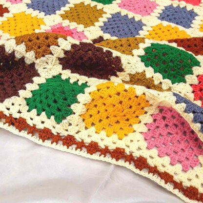 Gratitude Granny Square Blanket