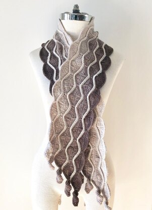 Elegant Leaves Scarf