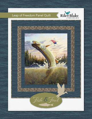 Riley Blake Leap Of Freedom Panel Quilt - Downloadable PDF