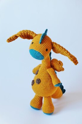 Crochet Dragon and Dino 2 in 1