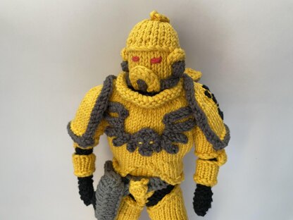 Imperial Fist Space Marine Doll