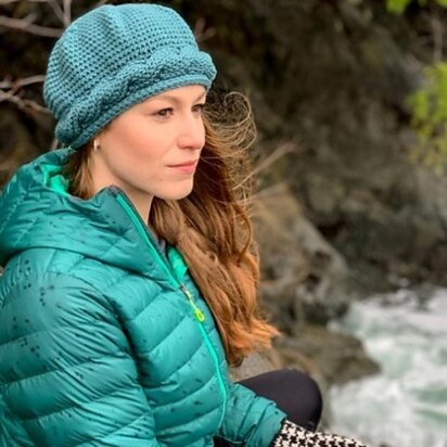 Cable Slouchy Tam Hat