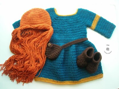Princess Merida Baby Costume