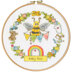 Bothy Threads Baby Bee Cross Stitch Kit - 17.5cm circle