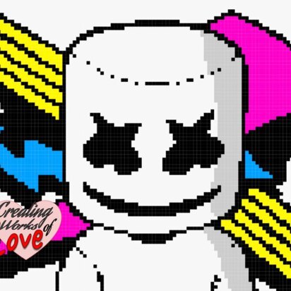 Marshmallow DJ Stitch Graphgan