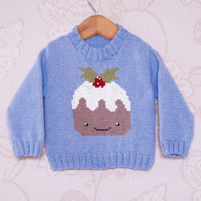 Intarsia - Christmas Pudding Chart - Childrens Sweater