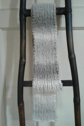 Gray Melange Scarf