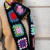 Granny Square Crochet Scarf