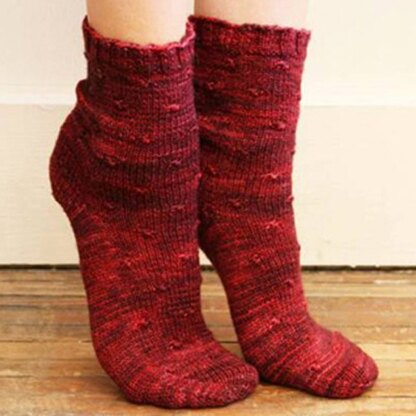 Dimpled Socks in Madelinetosh Tosh Sock