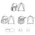 Simplicity Disney Star Wars Backpacks and Accessories S9619 - Sewing Pattern