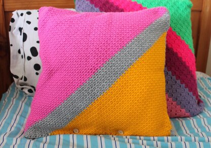 Colour Block Cushion